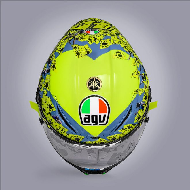 バレンティーノ・ロッシのスペシャルヘルメット／2021MotoGP第16戦エミリア・ロマーニャGP