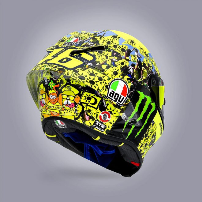 バレンティーノ・ロッシのスペシャルヘルメット／2021MotoGP第16戦エミリア・ロマーニャGP