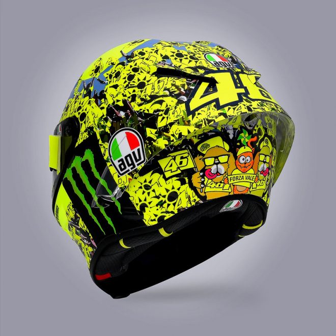 バレンティーノ・ロッシのスペシャルヘルメット／2021MotoGP第16戦エミリア・ロマーニャGP
