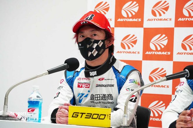 2021スーパーGT第6戦オートポリス　嵯峨宏紀（TOYOTA GR SPORT PRIUS PHV apr GT）