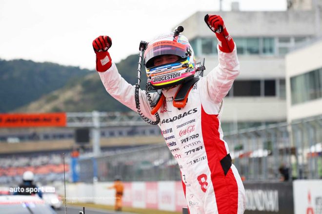 後半スティントを担当した野尻智紀（ARTA NSX-GT）