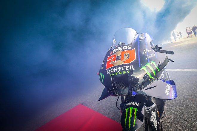 2021MotoGPチャンピオン：ファビオ・クアルタラロ（モンスターエナジー・ヤマハMotoGP）のヤマハYZR-M1