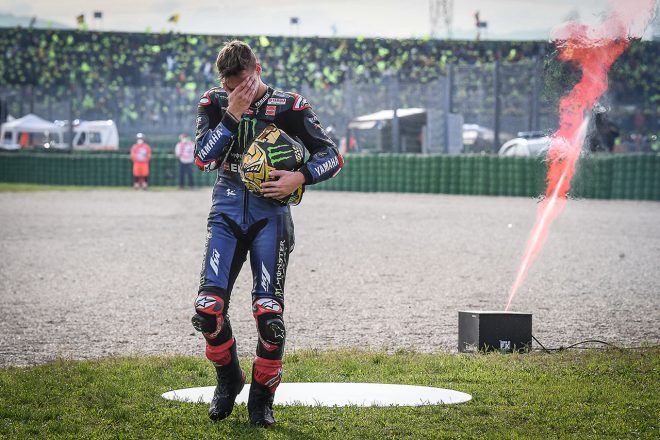 2021MotoGPチャンピオン：ファビオ・クアルタラロ（モンスターエナジー・ヤマハMotoGP）