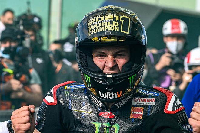 2021MotoGPチャンピオン：ファビオ・クアルタラロ（モンスターエナジー・ヤマハMotoGP）
