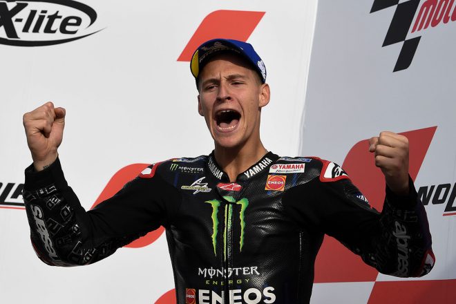 2021MotoGPチャンピオン：ファビオ・クアルタラロ（モンスターエナジー・ヤマハMotoGP）