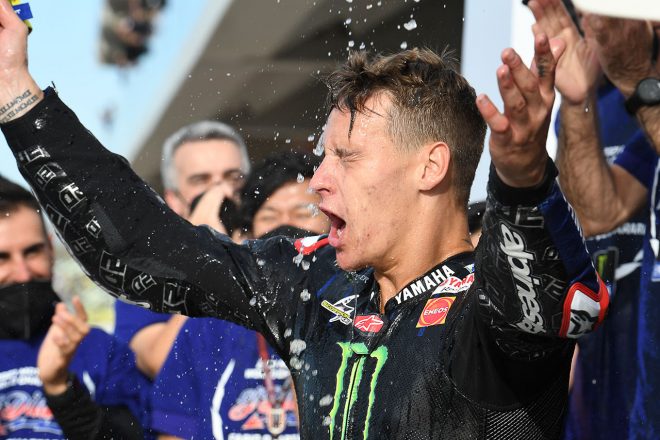 2021MotoGPチャンピオン：ファビオ・クアルタラロ（モンスターエナジー・ヤマハMotoGP）