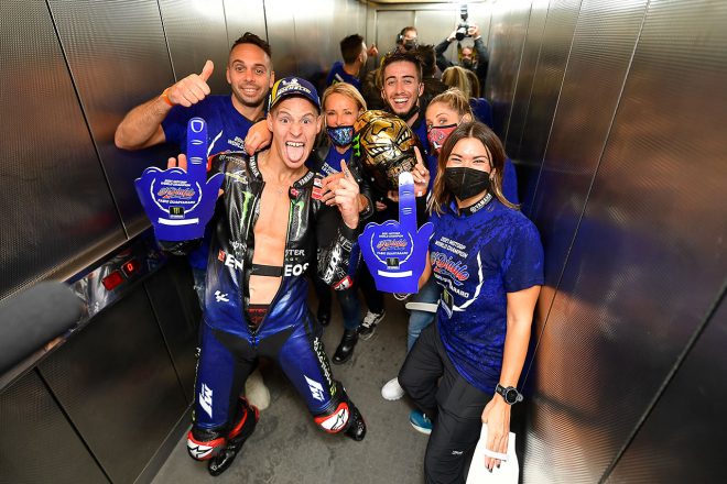 2021MotoGPチャンピオン：ファビオ・クアルタラロ（モンスターエナジー・ヤマハMotoGP）