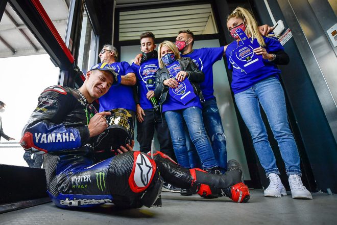2021MotoGPチャンピオン：ファビオ・クアルタラロ（モンスターエナジー・ヤマハMotoGP）