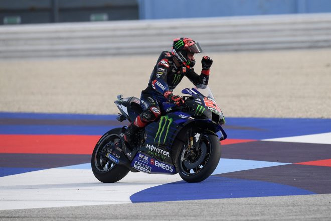 2021MotoGPチャンピオン：ファビオ・クアルタラロ（モンスターエナジー・ヤマハMotoGP）