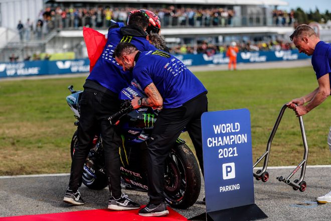 2021MotoGPチャンピオン：ファビオ・クアルタラロ（モンスターエナジー・ヤマハMotoGP）