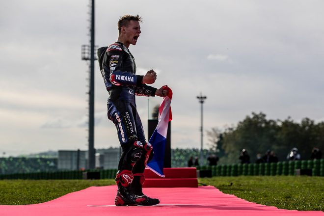 2021MotoGPチャンピオン：ファビオ・クアルタラロ（モンスターエナジー・ヤマハMotoGP）
