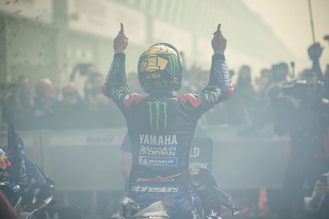 2021MotoGPチャンピオン：ファビオ・クアルタラロ（モンスターエナジー・ヤマハMotoGP）