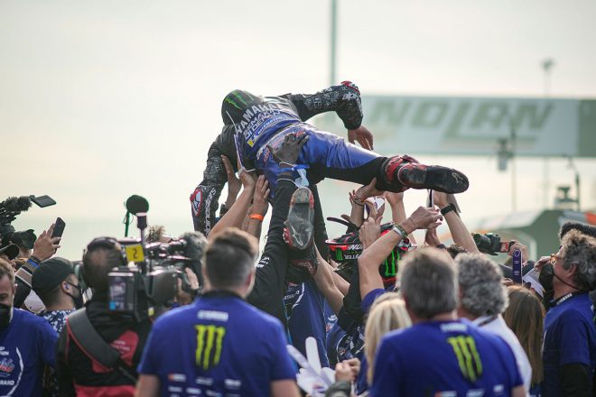 2021MotoGPチャンピオン：ファビオ・クアルタラロ（モンスターエナジー・ヤマハMotoGP）
