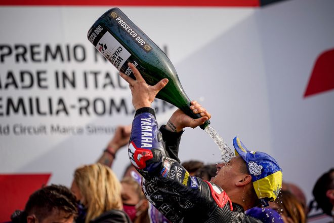 2021MotoGPチャンピオン：ファビオ・クアルタラロ（モンスターエナジー・ヤマハMotoGP）
