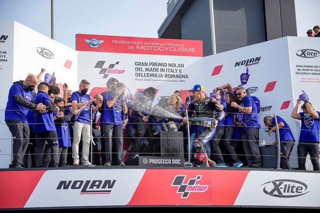 2021MotoGPチャンピオン：ファビオ・クアルタラロ（モンスターエナジー・ヤマハMotoGP）