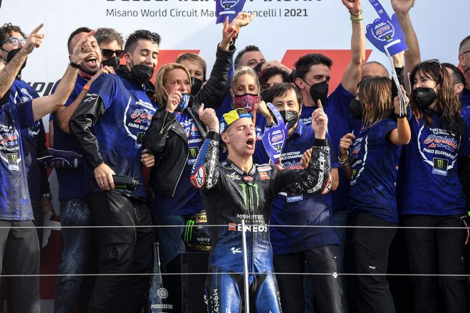 2021MotoGPチャンピオン：ファビオ・クアルタラロ（モンスターエナジー・ヤマハMotoGP）