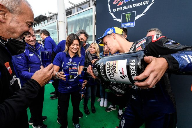 2021MotoGPチャンピオン：ファビオ・クアルタラロ（モンスターエナジー・ヤマハMotoGP）