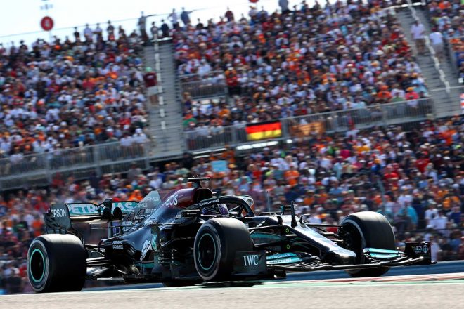 2021年F1第17戦アメリカGP　ルイス・ハミルトン（メルセデス）