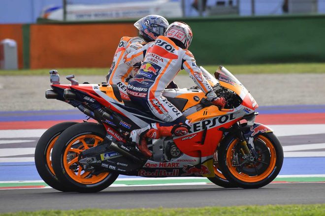 2021年MotoGP第16戦エミリア・ロマーニャGP　マルク・マルケス（レプソル・ホンダ・チーム）