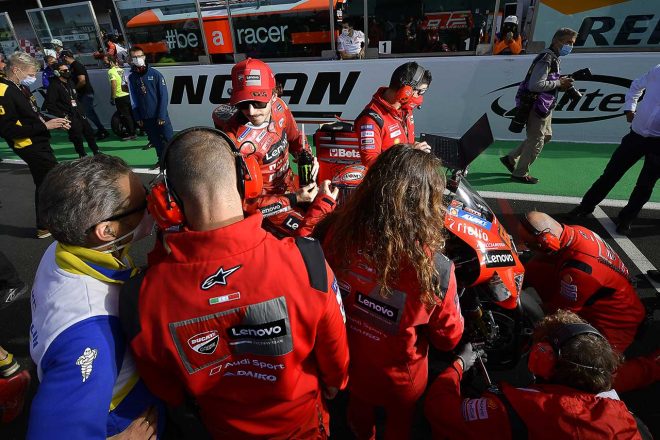 2021年MotoGP第16戦エミリア・ロマーニャGP　フランセスコ・バニャイア（ドゥカティ・レノボ・チーム）