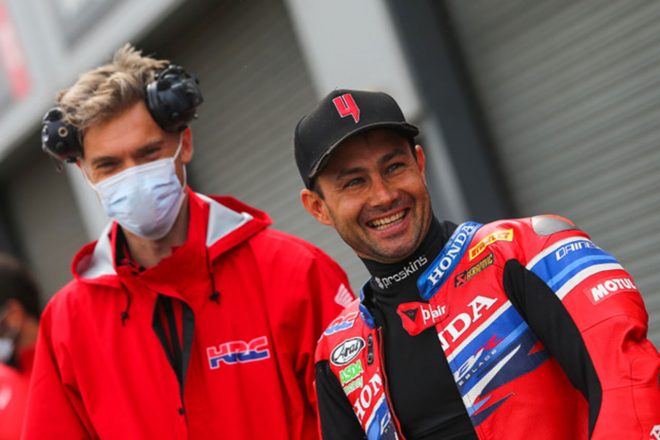 2021SBK：レオン・ハスラム（TEAM HRC）