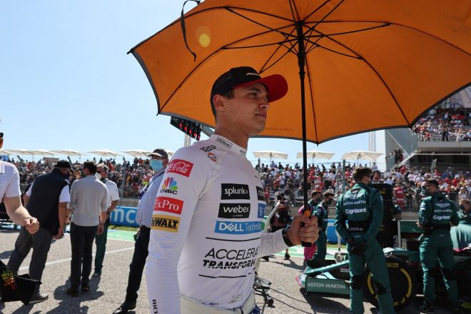 2021年F1第17戦アメリカGP　ランド・ノリス（マクラーレン）
