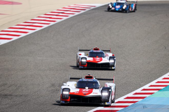 ポールポジションスタートからレース序盤をリードした8号車トヨタGR010ハイブリッド　2021年WEC第5戦バーレーン6時間レース