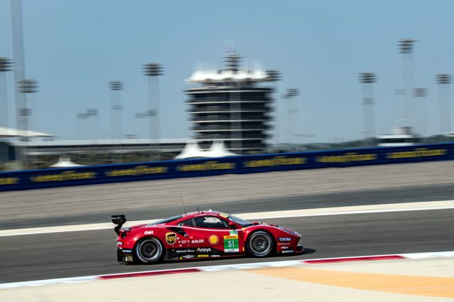 AFコルセの51号車フェラーリ488 GTE Evo　2021年WEC第5戦バーレーン6時間レース