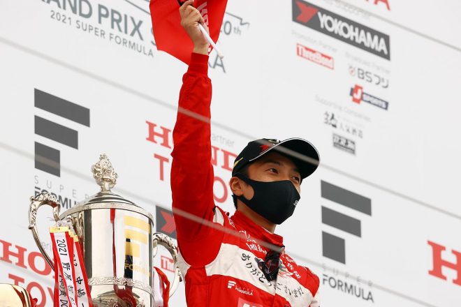 決勝結果に5秒加算ペナルティも3位表彰台を獲得した“チャンピオン”野尻智紀（TEAM MUGEN）