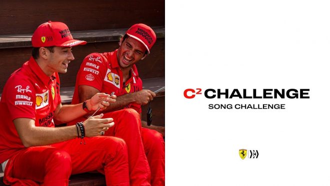 フェラーリのシャルル・ルクレール、カルロス・サインツJr.