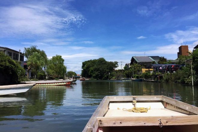 落ち着いた街並みも柳川の魅力