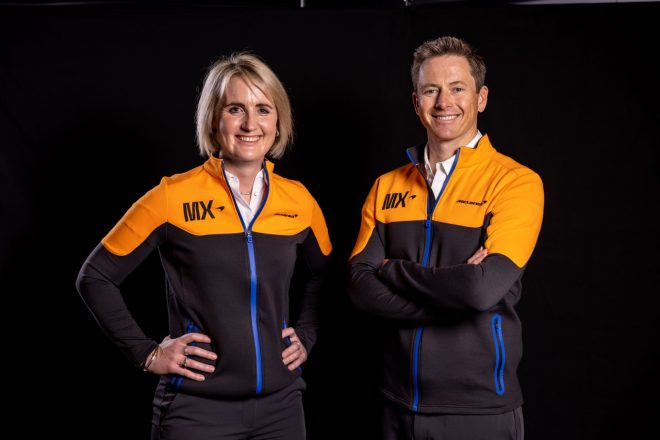 タナー・ファウスト（右）との強力なペアを構築することとなったエマ・ギルモア