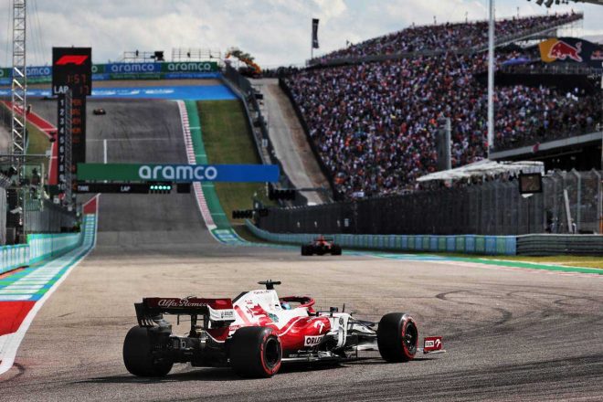 2021年F1第17戦アメリカGP　キミ・ライコネン（アルファロメオ）