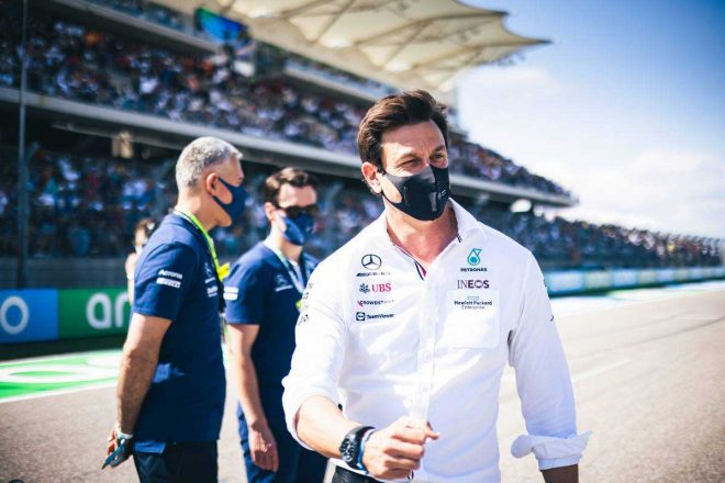 F1アメリカGP　メルセデスF1代表　トト・ウォルフ