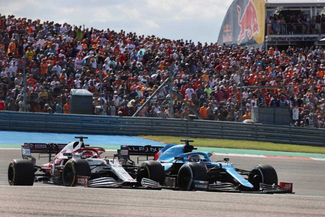 2021年F1第17戦アメリカGP　フェルナンド・アロンソ（アルピーヌ）