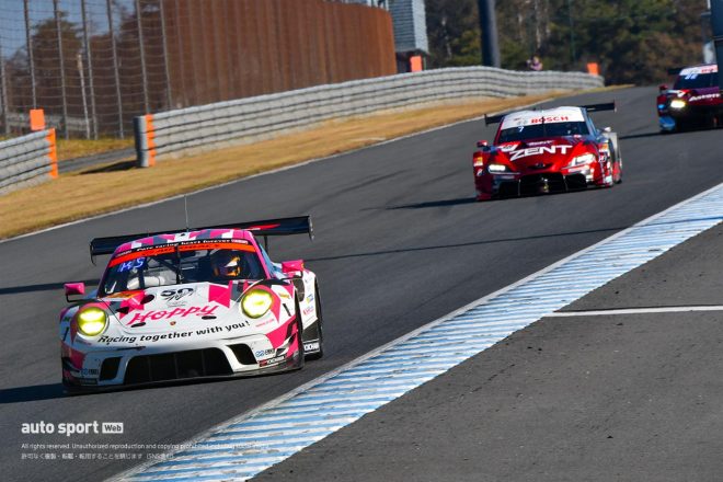 2021スーパーGT第7戦もてぎ　HOPPY Porsche（松井孝允／佐藤公哉）