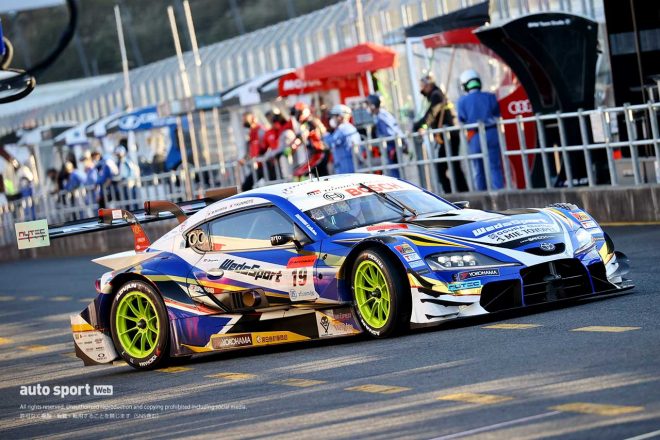 2021スーパーGT第7戦もてぎ　予選アタックに向かうWedsSport ADVAN GR Supra（国本雄資／宮田莉朋）
