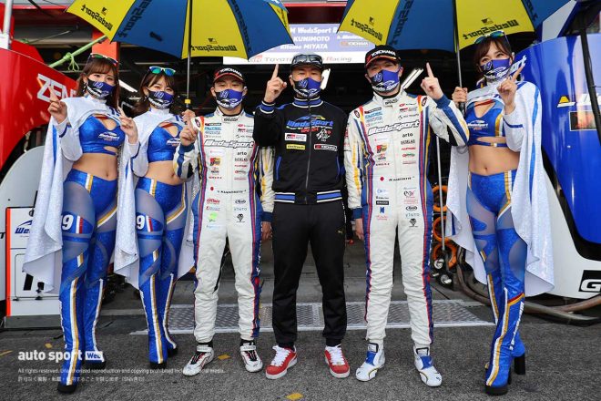 2021スーパーGT第7戦もてぎ　GT500クラスのポールポジションを獲得したTGR TEAM WedsSport BANDOH