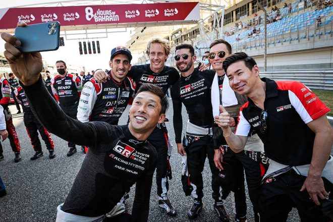 スターティンググリッドでの様子