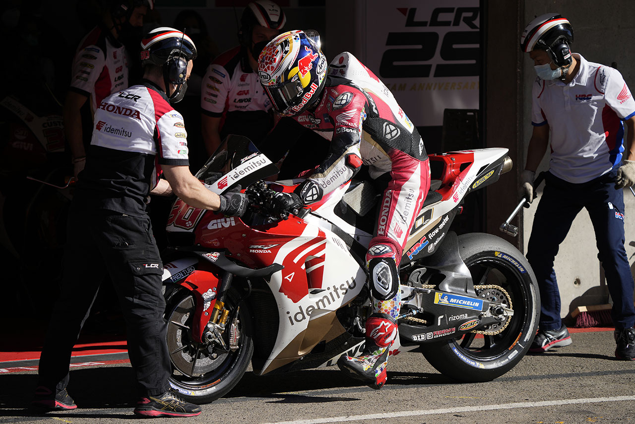 中上貴晶（LCRホンダ・イデミツ）／2021MotoGP第17戦アルガルベGP