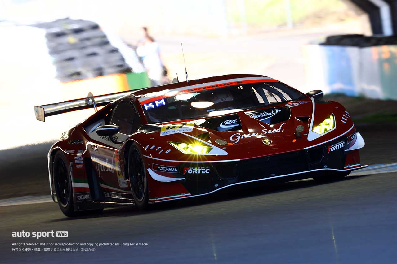 2021スーパーGT第7戦もてぎ　グランシード ランボルギーニ GT3（松浦孝亮／坂口夏月）