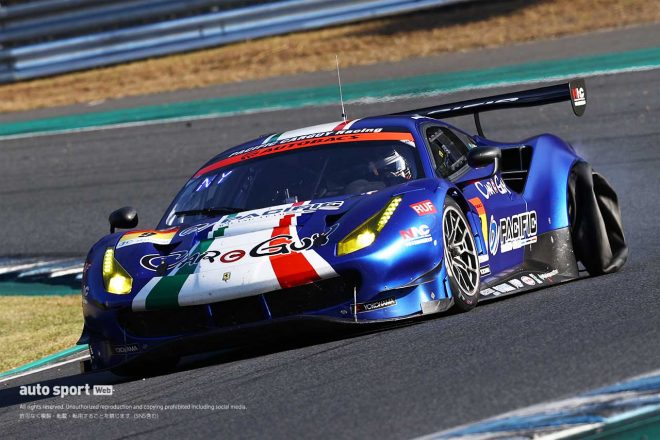 2021スーパーGT第7戦もてぎ　PACIFIC NAC CARGUY Ferrari（ケイ・コッツォリーノ／横溝直輝）