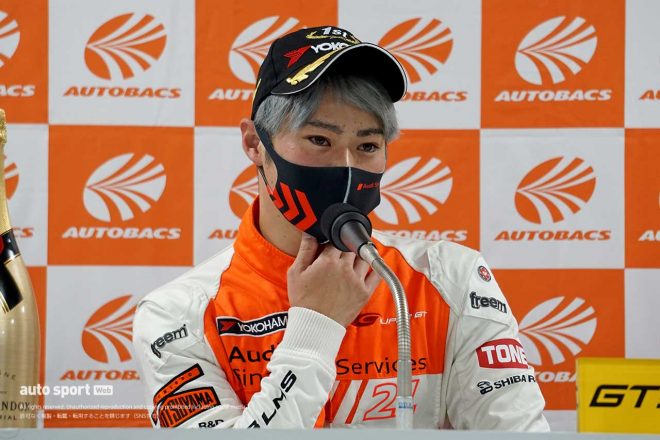 2021スーパーGT第7戦もてぎ　川端伸太朗（Hitotsuyama Audi R8 LMS）