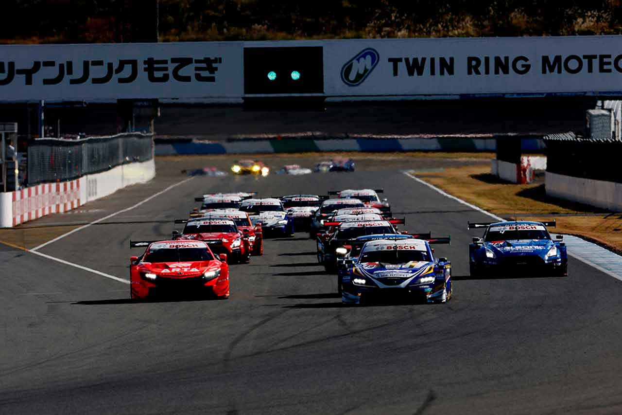 2021スーパーGT第7戦もてぎ　GT500クラススタート