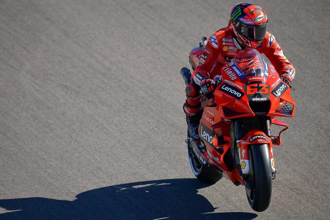2021年MotoGP第17戦アルガルベGP　フランセスコ・バニャイア（ドゥカティ・レノボ・チーム）