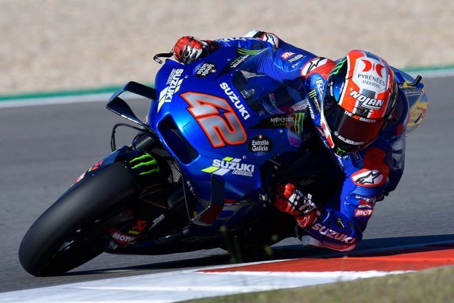 2021年MotoGP第17戦アルガルベGP　アレックス・リンス（チーム・スズキ・エクスター）