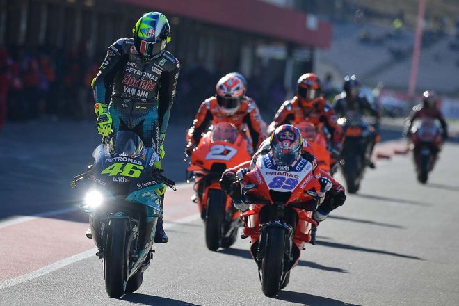 2021年MotoGP第17戦アルガルベGP　バレンティーノ・ロッシ（ペトロナス・ヤマハSRT）