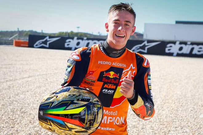 2021Moto3チャンピオン：ペドロ・アコスタ（Red Bull KTM Ajo）／MotoGP第17戦アルガルベGP