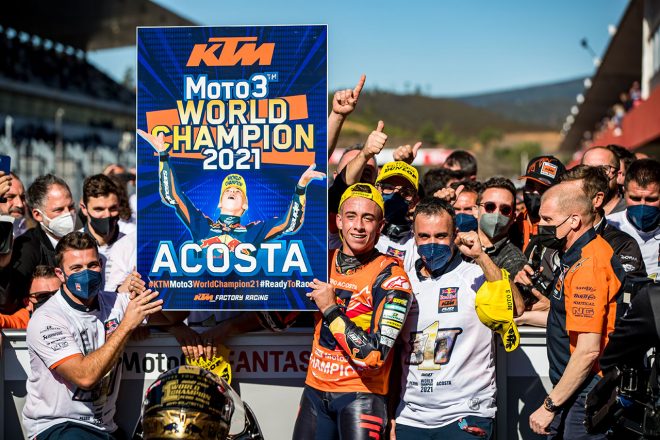 2021Moto3チャンピオン：ペドロ・アコスタ（Red Bull KTM Ajo）／MotoGP第17戦アルガルベGP