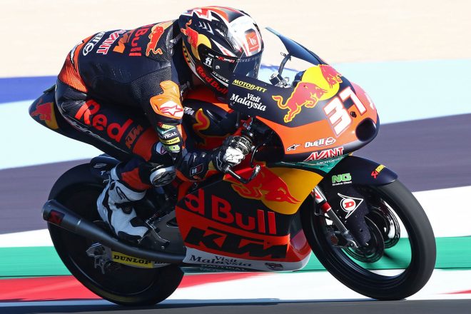 2021Moto3チャンピオン：ペドロ・アコスタ（Red Bull KTM Ajo）／MotoGP第17戦アルガルベGP